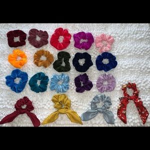 Girls Colorful Scrunchies